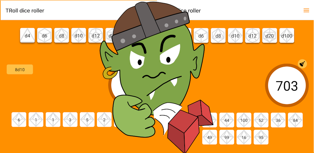 T-Roll Dice Roller